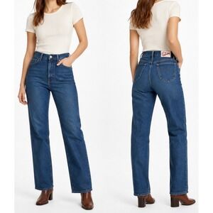 Landlubber Vintage 70s Straight Leg Jeans High Waisted 26x31 Medium Wash USA